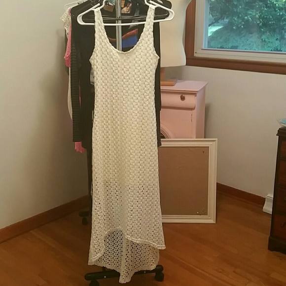 Dresses & Skirts - Boho crocheted summer maxi dress